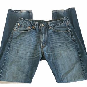 Levi’s Semi Distressed Blue Bootcut Men’s Jeans